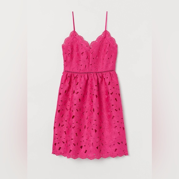 H&M Dresses & Skirts - H&M Pink Spaghetti Strap Mini dress